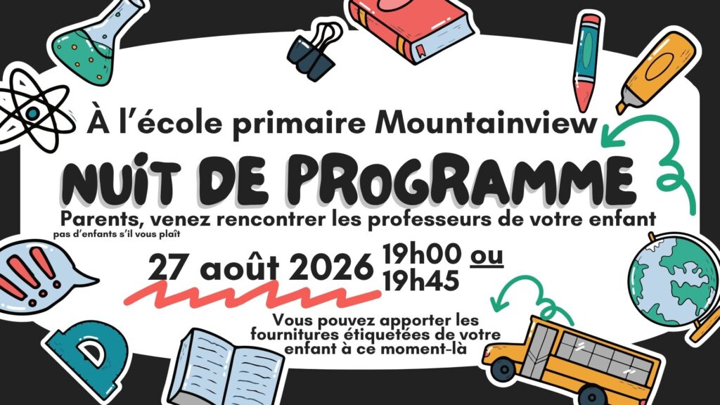 Curriculum Night 1
