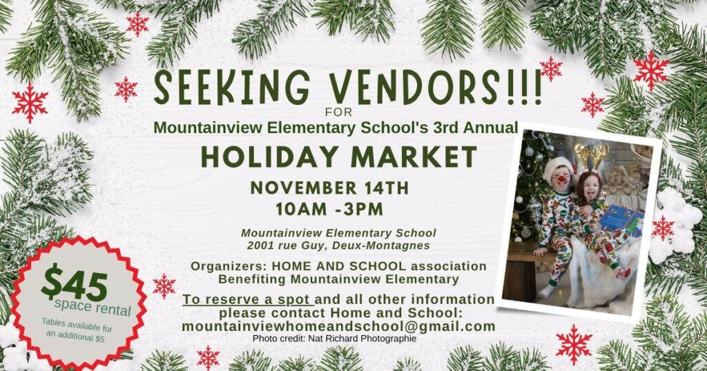 Seeking Vendors